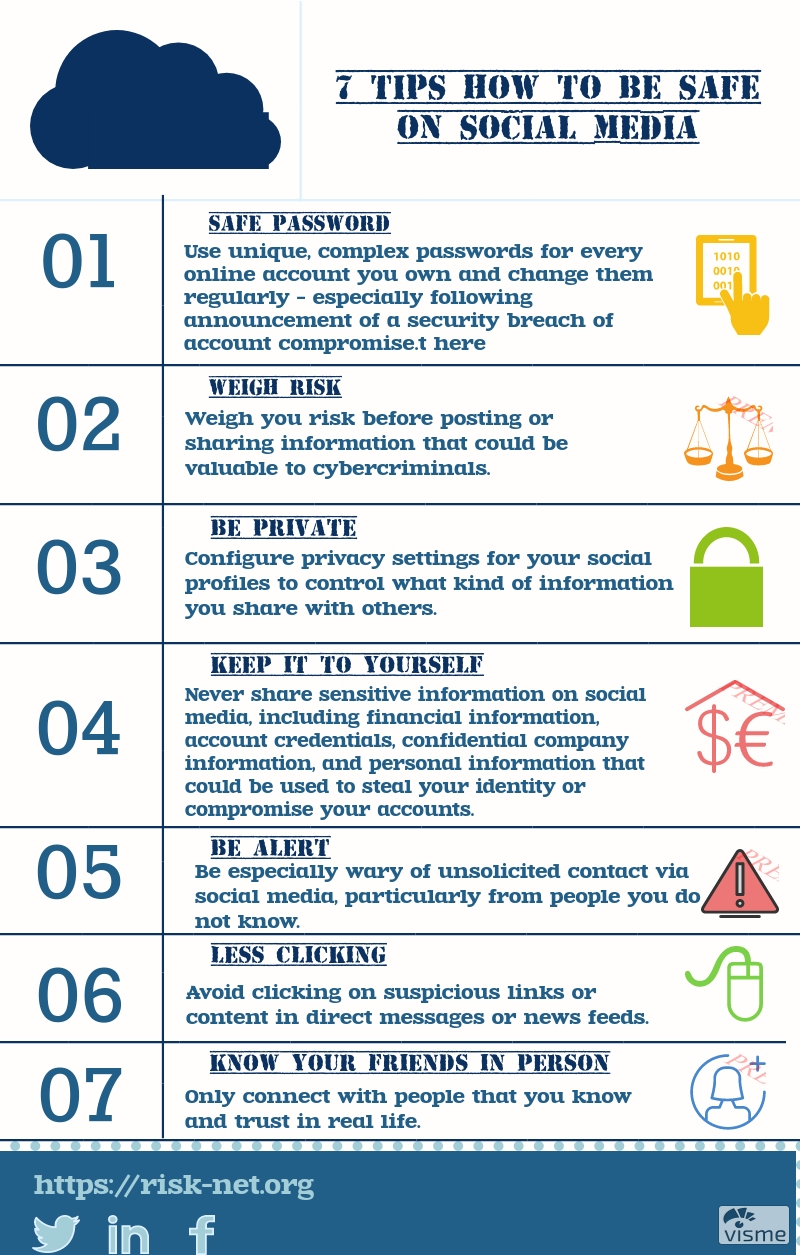 7 tips to be safe on social media